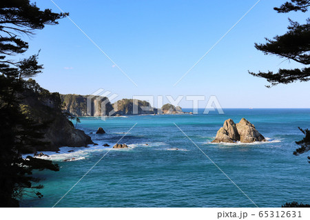浪打崎の眺望(岩手県宮古市) 浪打崎の眺望(岩手県宮古市) 65312631