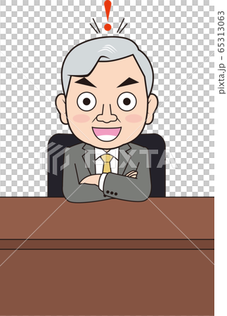 アイデアを思いついた男性社長 65313063