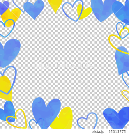 Background illustration with watercolor hearts (Father's Day / White Day) 65313775