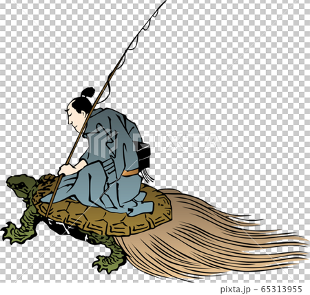 浮世絵　浦島太郎　その4 65313955
