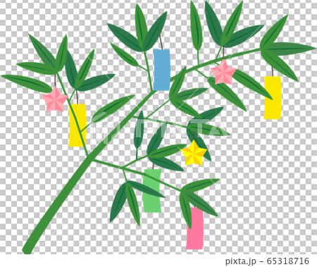 Tanabata material decoration bamboo bamboo Tanabata material decoration bamboo bamboo 65318716