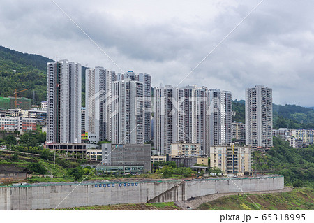 Beautiful view of country side from Wulong in Chongqing, China. Beautiful view of country side from Wulong in Chongqing, China. 65318995