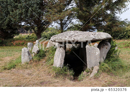 Dolmen - gallery grave of Ile Grande in Brittany 65320376