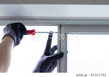 網戸の張替え　DIY 65321762