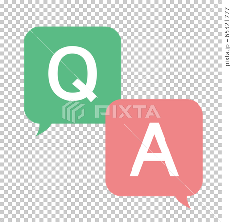 Ｑ＆Ａ　ふきだし 65321777