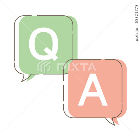 Ｑ＆Ａ　ふきだし 65321778