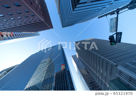 日本の東京都市景観　大手町の摩天楼（大手町一丁目）＝2月27日 65321970