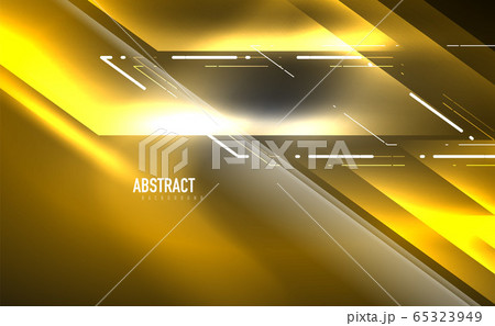 Dynamic neon shiny abstract background. Trendy abstract layout template for business or technology presentation, internet poster or web brochure cover, wallpaper Dynamic neon shiny abstract background. Trendy abstract layout template for business or technology presentation, internet poster or web brochure cover, wallpaper 65323949