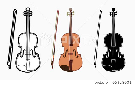 Violin instrument cartoon music graphic vector 65328601