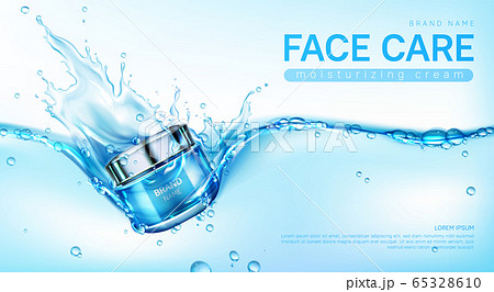 Moisturizing face cream in water splash Moisturizing face cream in water splash 65328610
