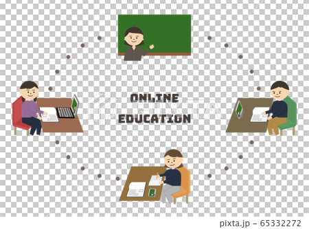 Online class female teacher 65332272