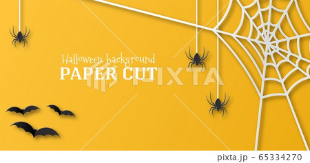 Halloween illustration, banner, business card. Halloween illustration, banner, business card. 65334270