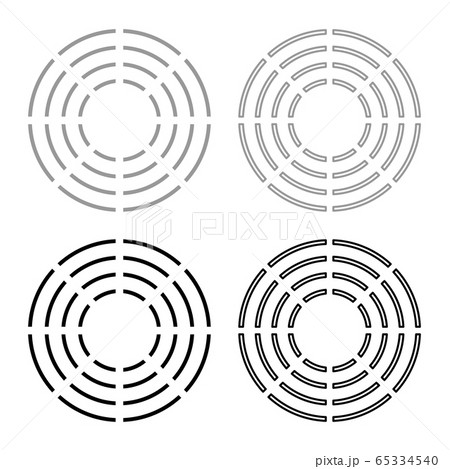 Ceramic heater symbol type cooking surfaces sign  65334540