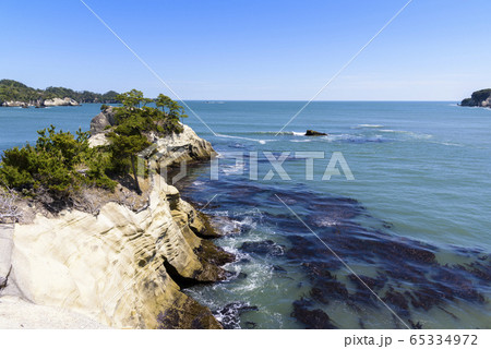 宮城　奥松島の小さな浜 65334972