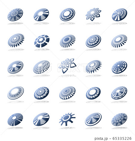 Design elements set. Abstract icons. 65335226