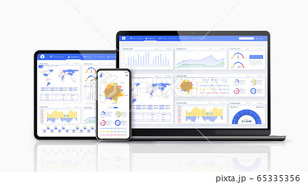 Dashboard, great design for any site purposes. Business infographic template. Vector flat illustration. Big data concept Dashboard user admin panel template design. Analytics admin dashboard.App UI UX Dashboard, great design for any site purposes. Business infographic template. Vector flat illustration. Big data concept Dashboard user admin panel template design. Analytics admin dashboard.App UI UX 65335356