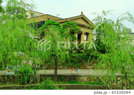 倉敷美観地区(岡山県倉敷市)の新緑 大原美術館 倉敷美観地区(岡山県倉敷市)の新緑 大原美術館 65336094