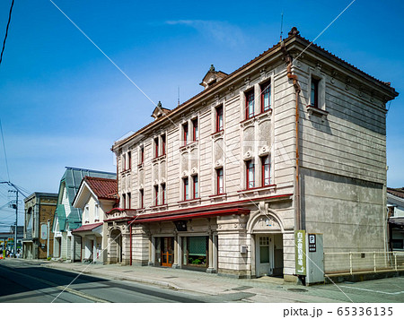 江戸末期から明治期に栄えていた歴史的ロマンを感じるレトロな趣の七日町通り創業300年石造の白木屋資料 65336135