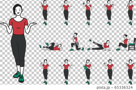 運動 スポーツ 女性 65336324