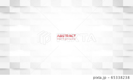 Abstract modern square background. White and grey 65338238