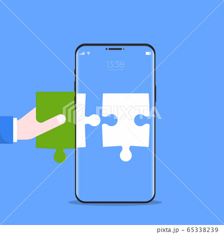 Business partnership and teamwork concept. Online 65338239