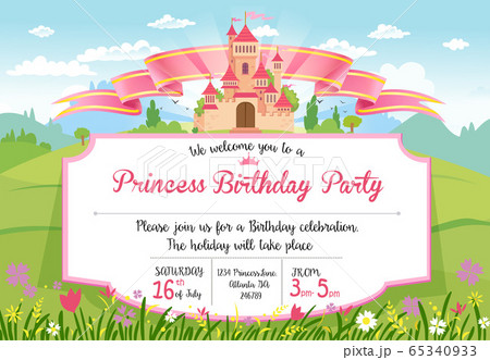 Invitation to Princess Birthday Party 65340933