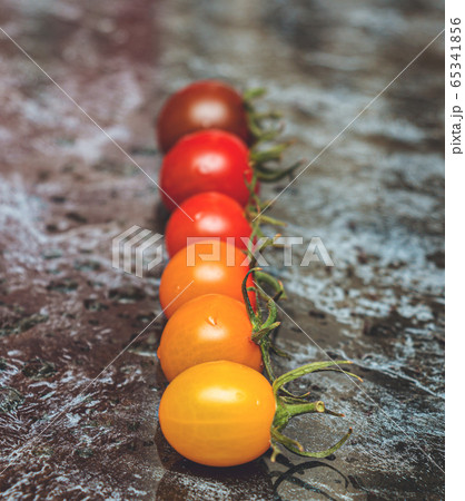 Line of tomatoes Line of tomatoes 65341856