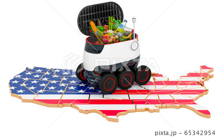 Autonomous delivery robot in the United States Autonomous delivery robot in the United States 65342954