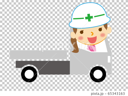 軽トラに乗る土木女子 軽トラに乗る土木女子 65343163