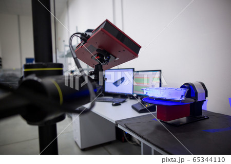 Professional, engineering 3D measurement for plastic moldings, development concept, automotive industrial concept 65344110