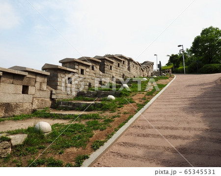 階段 城 城壁 65345531