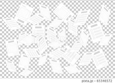 大量の資料(白背景) 大量の資料(白背景) 65346572