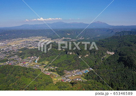 国分の城山公園上空から 65346589