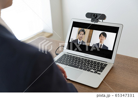 オンライン面接　イメージ 65347331