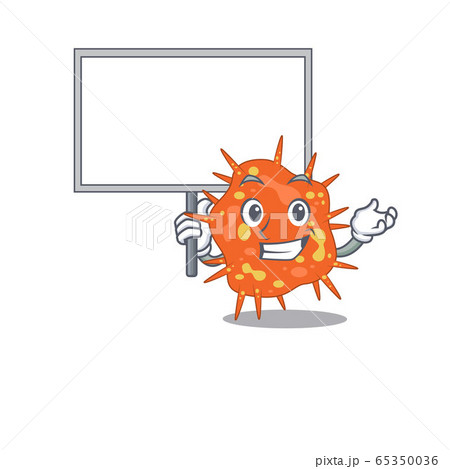 An icon of burkholderia mallei mascot design style bring a board An icon of burkholderia mallei mascot design style bring a board 65350036