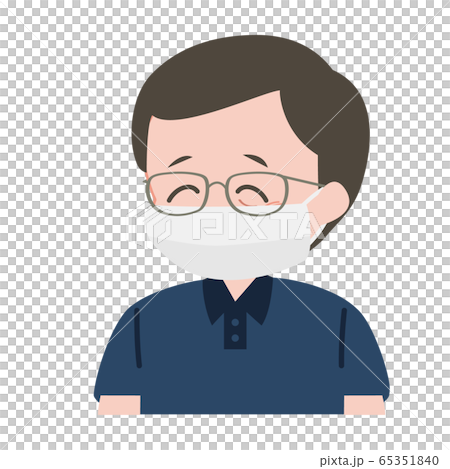 Middle-aged office worker mask polo shirt Middle-aged office worker mask polo shirt 65351840