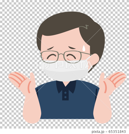 Middle-aged office worker mask polo shirt Middle-aged office worker mask polo shirt 65351843