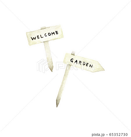 ガーデンピック 水彩イラスト ガーデンピック 水彩イラスト 65352730