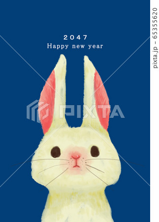 2047年賀状テンプレート ハッピーニューイヤー 年賀状 兎年 うさぎ年 兎年 2047年 2047年賀状テンプレート ハッピーニューイヤー 年賀状 兎年 うさぎ年 兎年 2047年 65355620