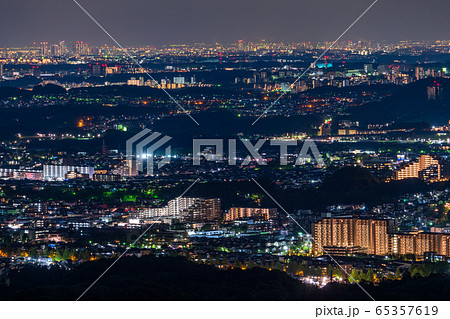 《東京都》東京都市夜景・全景 65357619
