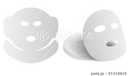 Face mask sheet. Beauty collagen product 3d mockup Face mask sheet. Beauty collagen product 3d mockup 65358826