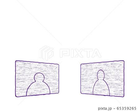 テレビ会議、インターネット通話、テレビ電話、コミュニケーションなど 65359265