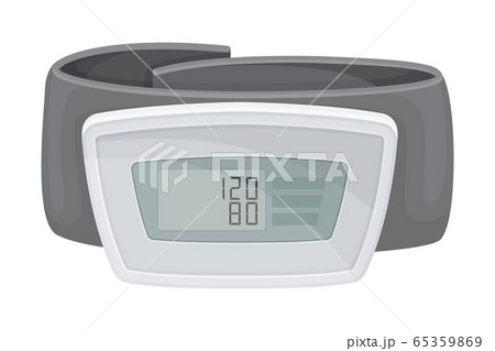 Tonometer or Blood Pressure Gauge with Monitor Vector Illustration Tonometer or Blood Pressure Gauge with Monitor Vector Illustration 65359869