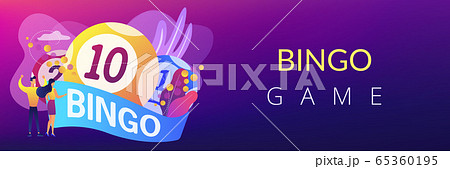 Lottery game concept banner header. Lottery game concept banner header. 65360195