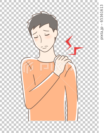 肩こりに悩む男性 65361613
