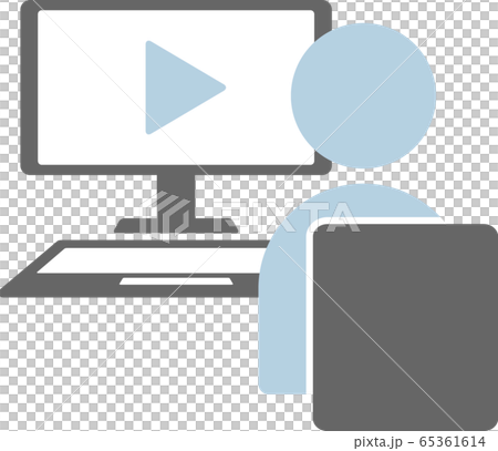 desktop computer icon vector