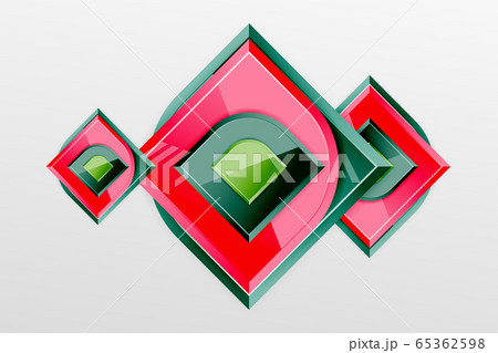 Glossy glass squares with round elements geometric composition. Abstract geometric background with 3d effect composition For Wallpaper, Banner, Background, Card, Book Illustration, landing page Glossy glass squares with round elements geometric composition. Abstract geometric background with 3d effect composition For Wallpaper, Banner, Background, Card, Book Illustration, landing page 65362598