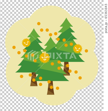 Sugi pollen 65363843