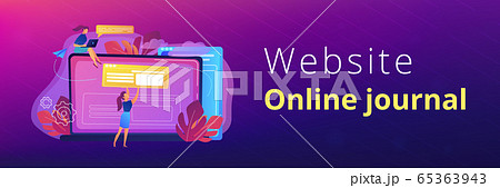 Bloging header or footer banner. 65363943