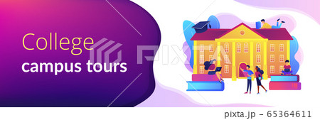 College campus concept banner header College campus concept banner header 65364611